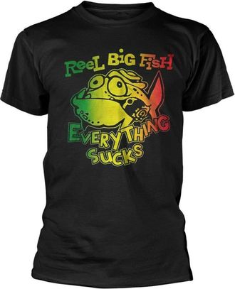 Elk Lighting Reel Big Fish T Shirt Everything Sucks Black Mens Punk Rock Tee
