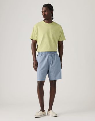 Levi's boxer shorts in cotone e lino blu