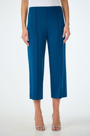Trina Turk Santo Ponte Cropped Wide Leg Pant in Burle Blue at Nordstrom, Size Xx-Large