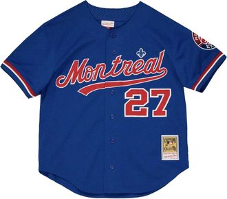Mitchell & Ness Maglia da baseball MLB Montreal Expos 1997 Vladimir Guerrero - Blu