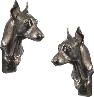 OEM Pinscher Miniatura: Estatuilla De Perro, Busto Colgante, Decoraci&oacute;n &Uacute;nica Para Un Amante De Los Perros De Art-dog