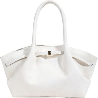 Generic Fashion Faux Suede Tote Bag for Women Dumpling Designs Crossbody Hobo Handbag Women Vintage Shoulder Bag Purse, White