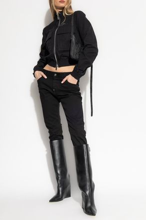 Dsquared2 Jacket With Logo, Womens, Black