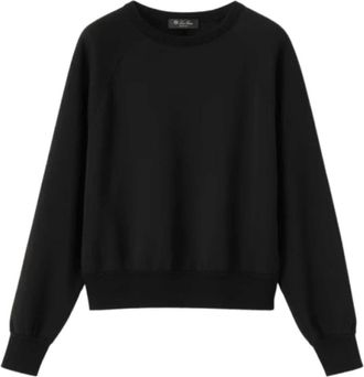 Loro Piana Viera Sweatshirt - Dames - Sweatshirts - Bruin - M - Katoen - Hoodies & sweatvesten