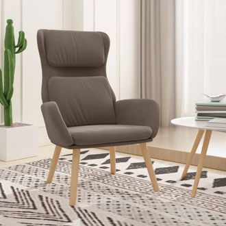 vidaXL Sill&oacute;n De Relax De Terciopelo Marr&oacute;n Vidaxl