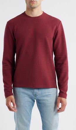 Swannies Mitch Textured Knit Crewneck Top in Maroon at Nordstrom Rack, Size Xx-Large