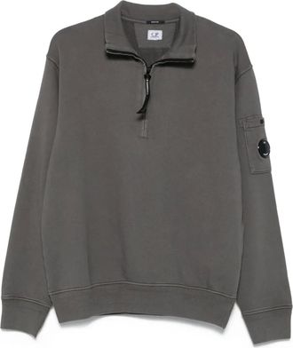 C.P. Company Felpa con mezza zip - Grigio