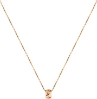 Gucci Accessoires, Dames, Roze, ONE Size, Icon 18k GG Necklace