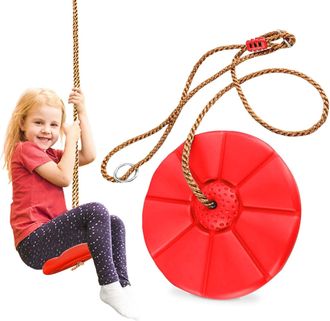 OEM Columpio De Exterior, Cuerda Para Trepar, Columpio Infantil, Columpio Infantil De Pl&aacute;stico, Disco Colgante Para Ni&ntilde;os Y Adultos, Carga M&aacute;xima 150 Kg (
