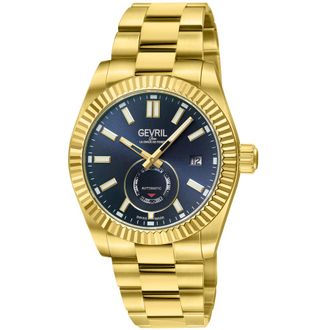 Gevril Group West Village Automatic Blue Dial Mens Watch 48986B