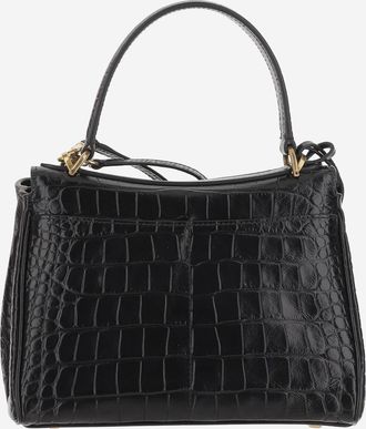Balenciaga Womens Rodeo Mini Leather Handbag Black Calfskin Shoulder Bags