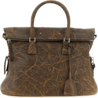 Maison Margiela Brown 5AC Soft Medium Satchel