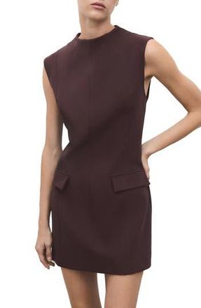 Mango Melo Sleeveless Dress in Brown at Nordstrom Rack, Size 10