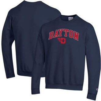 Champion Mens Champion Navy Dayton Flyers Arch Over Logo Pullover Sweatshirt at Nordstrom, Size Xx-Large