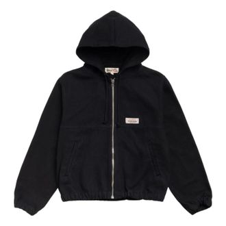 St&uuml;ssy Work Jacket Unlined Canvas Black 115896-BLAC