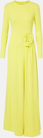 Roland Mouret Floral-applique gown