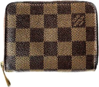 Louis Vuitton Pre-owned Canvas wallets - Dames - Vintage Accessoires - Bruin - ONE Size - Vintage