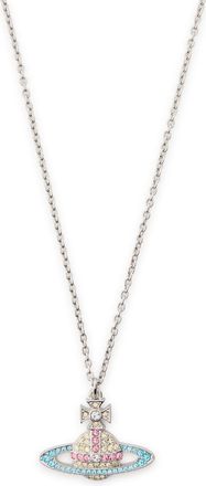 Vivienne Westwood Kika Crystal-embellished Pendant Necklace - Multicoloured - One Size