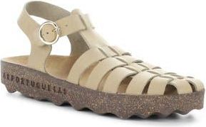 FLY London Calix Slingback Fisherman Sandal in Beige at Nordstrom Rack, Size 10-10.5Us / 41Eu