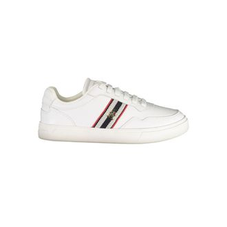 Tommy Hilfiger Witte Leren Dames Sneaker