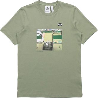 adidas originals originals Photo Tee Printing Short Sleeve Green FM2196