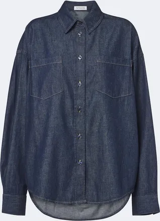 Frankie Shop Deira denim shirt