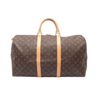 Louis Vuitton Pre-owned Weekend Bags, unisex, Brown, Size: ONE SIZE Pre-owned Keepall Monogram Boston Bag