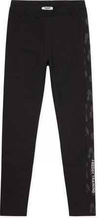 Freddy Leggings Donna 7/8 con Inserto Leopardato