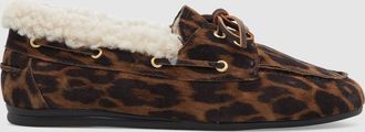 Toral Shoes Mocassins Nahua Winter Gold Tabaco Offwhite