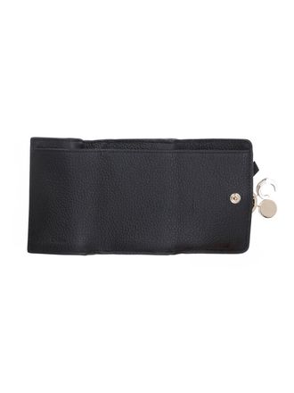 Chlo&eacute; Womens Chlo&egrave; Wallets Black Calf Leather