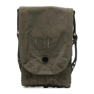 C.P. Company Plain Paper Touch Mini Bag - male - C.P. Company - Backpacks - Green - ONE SIZE - Bags