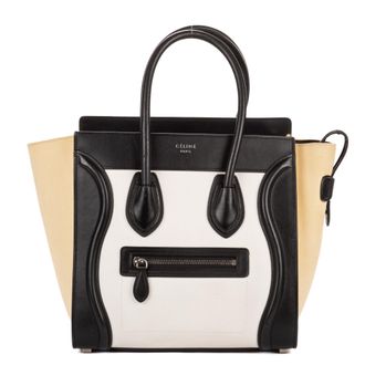 Celine Tricolor Micro Luggage schoudertas