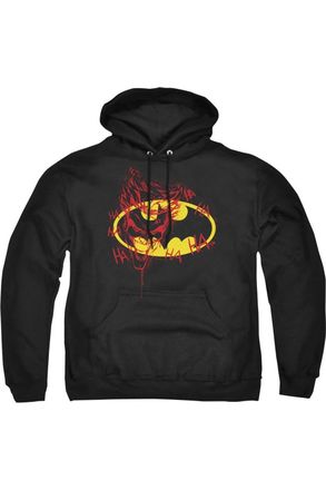 Gildan Batman Joker Graffiti Adult Pull Over Hoodie / Hooded Sweatshirt