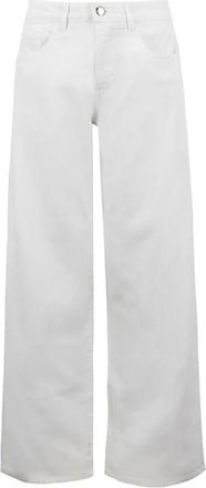 Icon Denim Los Angeles Dames, Jeans, Wit, Maat: W28 Katoen