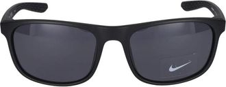 Nike Matte Black/White/Dark Grey Zonnebril - unisex - Zonnebrillen - Zwart - 59 MM - Accessoires