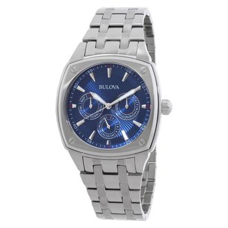Bulova Multifunction Quartz Blue Dial Mens Watch 96C151