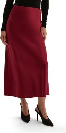 Favorite Daughter The Petite Favorite Maxi Skirt in Cranberry at Nordstrom, Size X-Small