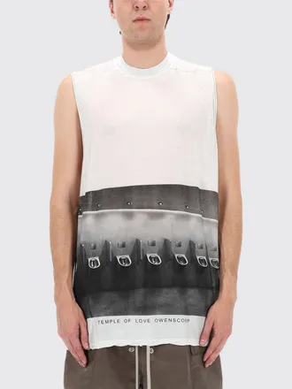 Rick Owens Canotta in cotone stampata