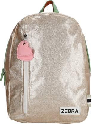 Zebra rugzak Nora goudkleurig