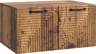 vidaXL Mueble Para Tv De Pared Madera Envejecida 59,5 X 41 X 30 Cm Vidaxl