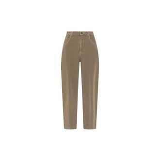 Seventy Pantalone in velluto di cotone - Dames - Broeken - Bruin - 2XS - Katoen - Broeken