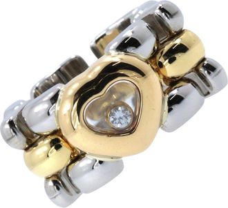Chopard Yellow Gold (18K) Stainless Steel Band Ring (Pre-Owned)