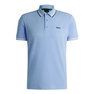 HUGO BOSS Hugo, Polo Shirts, male, Blue, Size: 3XL Short-sleeve Polo Shirts Collection