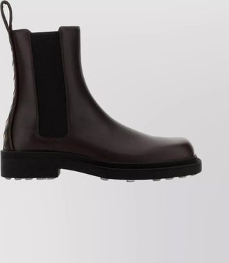 Bottega Veneta leather chelsea ankle boots