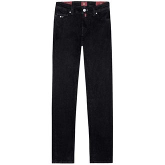 Sartoria Tramarossa Rechte jeans - Heren - Jeans - Zwart - Maat: W33 Katoen