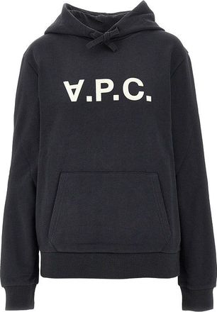 A.P.C. A. P.C. Flocked logo hoodie Woman XS