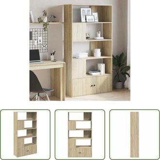 vidaXL Libreria in legno - Libreria Rovere Sonoma 100x36x189 cm in Legno Multistrato