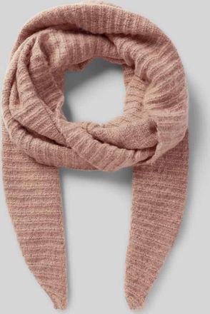 Pieces Schal aus Rippstrick Modell PYRON in Rosa, Gr&ouml;&szlig;e 1