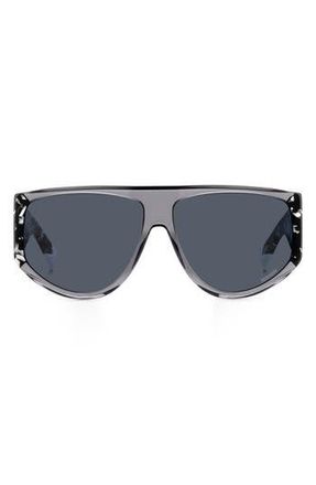 Missoni 61mm Flat Top Sunglasses in Grey Mirror Black/Grey at Nordstrom Rack