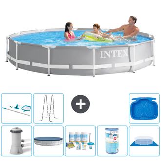 Intex Piscina Prism Frame Redonda - 366x76 Cm - 8-piezas S32104